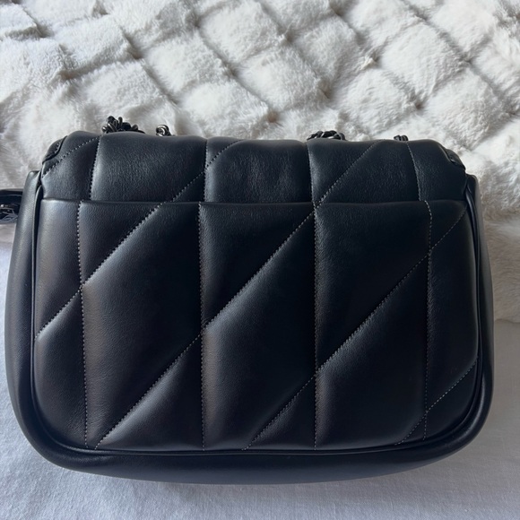 Coach Black Quilted Shoulder Bag - Picture 6 of 8